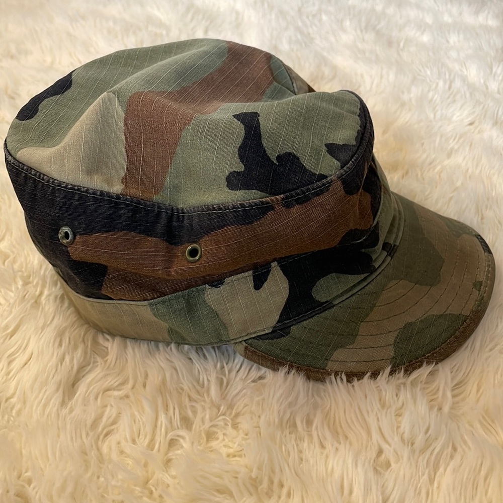 🖤THE CUTEST ARMY HAT EVER • CAMOUFLAGE • SIZE 7🖤